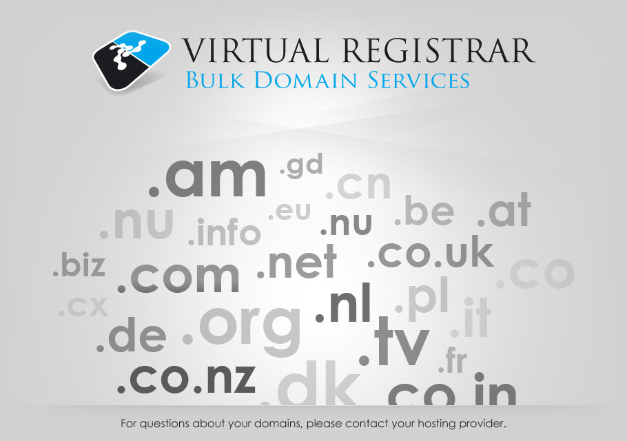 Virtual Registar - Bulk Domain Services